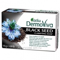 Мыло с Экстрактом Семян Чёрного Тмина (Black Seed Skin Clearing Soap) 115г. Dabur Vatika