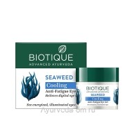 Гель для кожи вокруг глаз Био Водоросли Охлаждающий Биотик 15гр. Biotique Bio Seaweed Cooling Anti-Fatigue Eye Gel