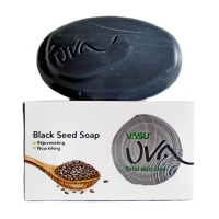 Мыло с Чёрным Тмином (Black Seed Soap ) Rejuvenating, Nourishing Total Skin Care 125г. VASU Trichup
