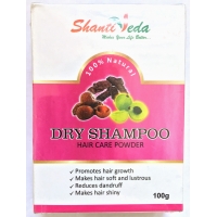 Сухой шампунь Амла + Ритха + Шикакай, 100 г, Шанти Веда (Dry Shampoo Hair Care Powder Shanti Veda)