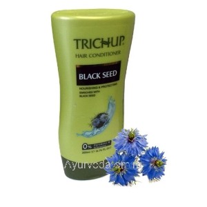 Кондиционер для волос с маслом Черного Тмина Тричуп 200 мл. (Trichup Herbal Conditioner BLACK SEED) VASU Индия