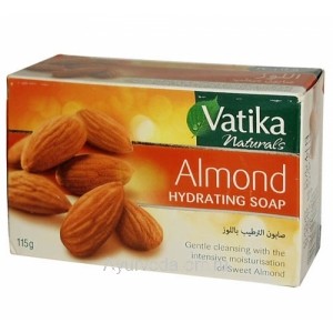 Аюрведическое Мыло с экстрактом Миндаля (Almond Hydrating Soap) 115г. Dabur Vatika