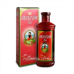 Навратна масло для массажа головы и тела, Himani Navratna oil, 100 мл