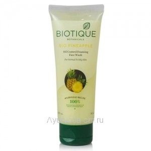 Для всех типов кожи Гель Контроль для Лица "Био Ананас" (Bio Pineapple Oil Control Face Wash) 100мл. Biotique
