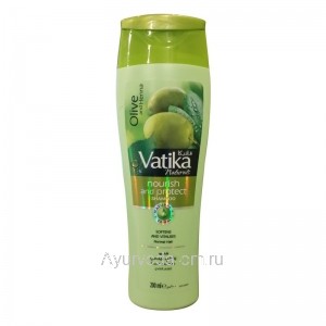 Шампунь Dabur Vatika Питание и защита 200мл.OLIVE AND HENNA Nourish And Protect Shampoo 