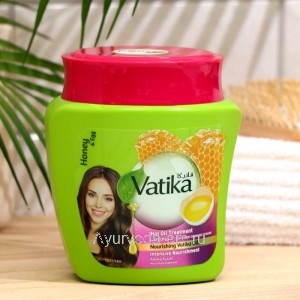 Маска для слабых и выпадающих волос Интенсивное питание (Hot Oil Intensive Nourishment Hair Mask 500г. Dabur Vatika