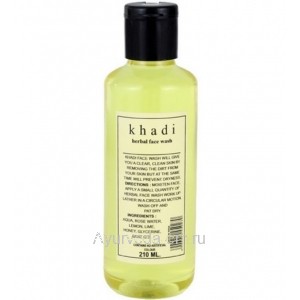 Средство для умывания Кхади "Травяное", 210 мл (Khadi Herbal Face Wash)