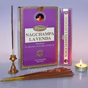 Благовония Ppure Lavender 15gm (Лаванда), Индия