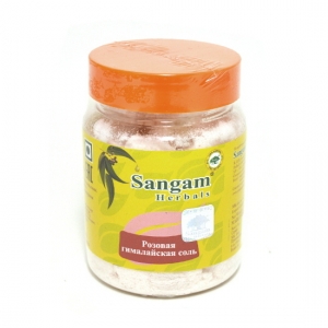 Гималайская розовая соль 120 гр. Сангам Хербалс Индия